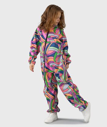 Waterproof Softshell Overall Comfy Purpurfärgad Jumpsuit