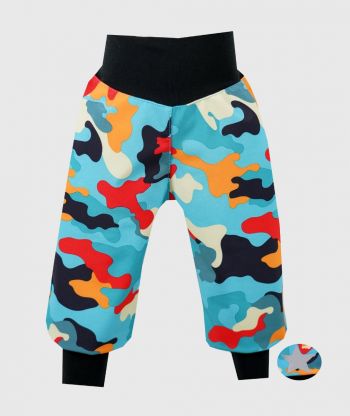 Waterproof Softshell Pants Colorful Camouflage