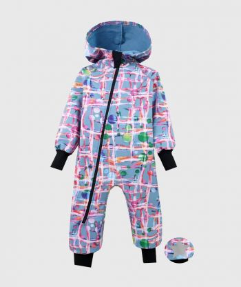 Waterproof Softshell Overall Comfy Multicolor Configuration Jumpsuit