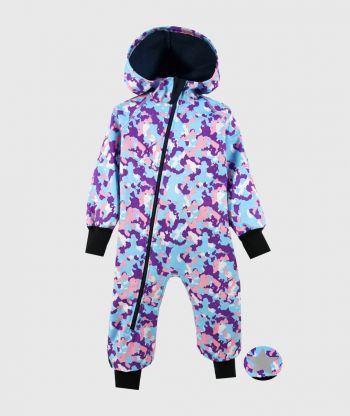 Waterproof Softshell Overall Comfy Multicolor Camouflage Jumpsuit