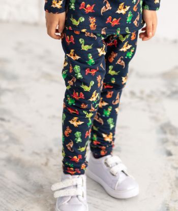 Thermal French Terry Pants Tiny Dinos